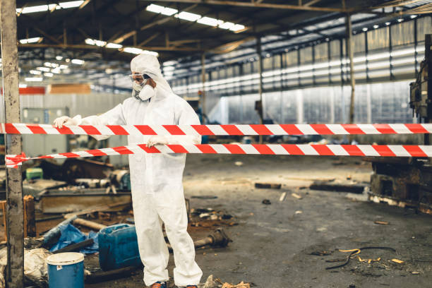 Professional Odor Removal technician working in Burleson, TX